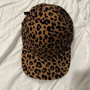 Animal print cap